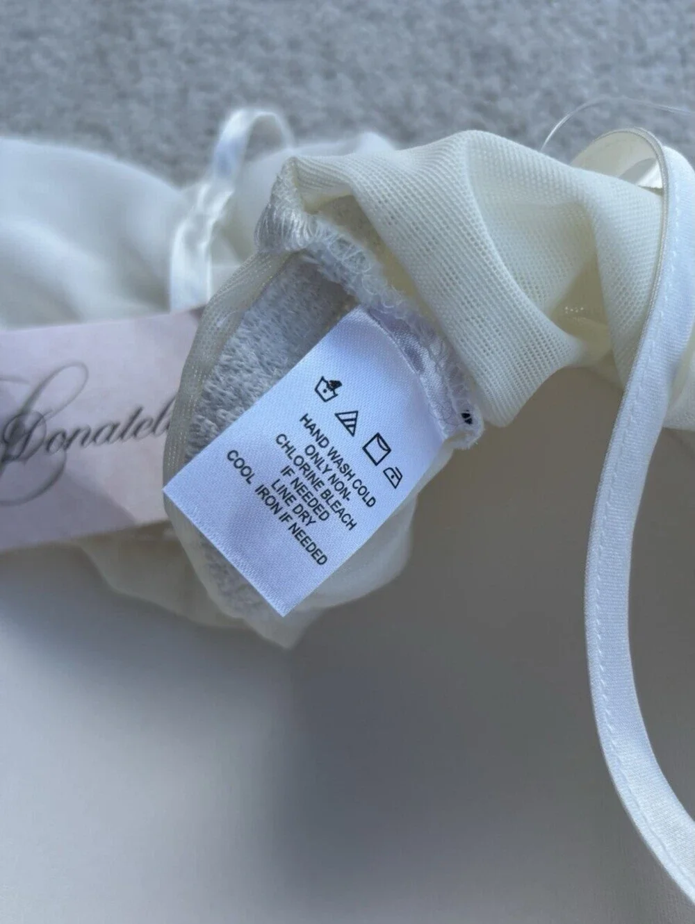 Linea Donatella Ivory Mona 5 Style MN5085 RN 64211 Women’s Bridal Intimates